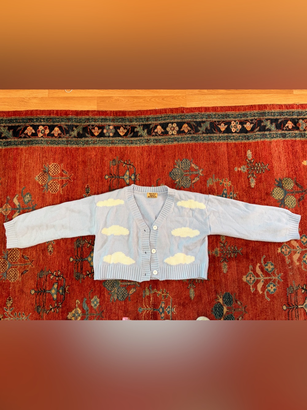 Double Down cropped cardigan — One Size